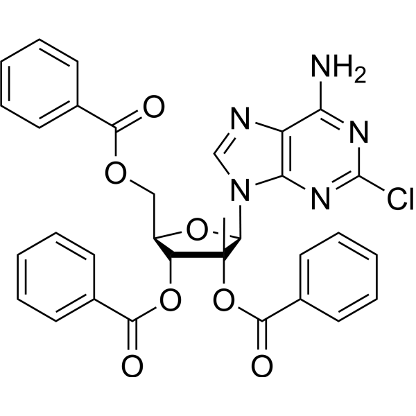 2-Amino-6-chloro-9-[(2,3,5-tri-O-benzoyl-2-C-Methyl-beta-D-ribofuranosyl)]-9H-purine 641571-44-0